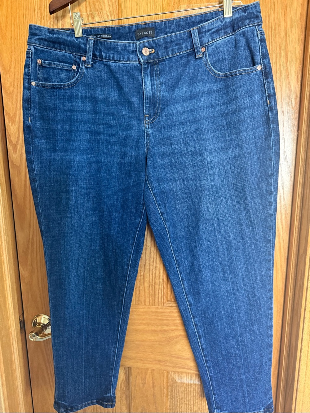 Talbots Women's Medium Blue Cropped Jeans PETITE